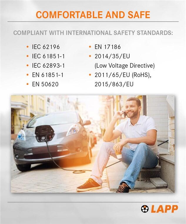 Type 2 Charging Cable, up to 11 kW, 7 m, black